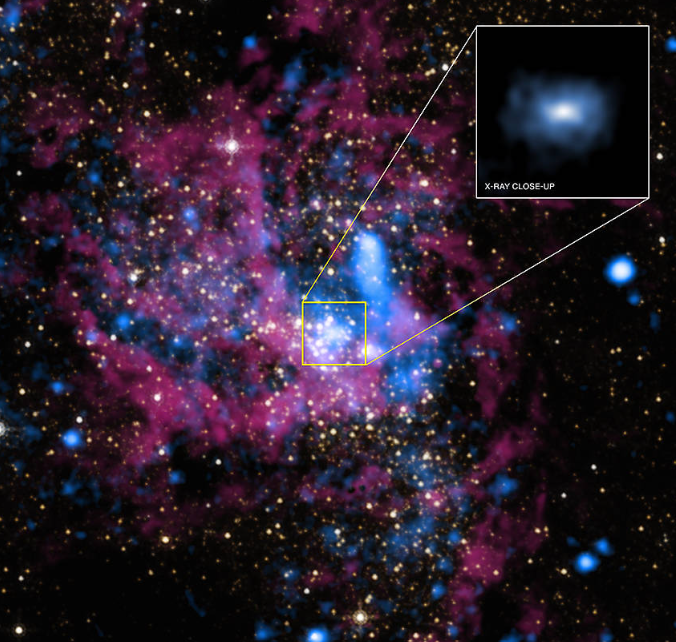 Ảnh chụp siêu hố đen phun vật chất trực tiếp